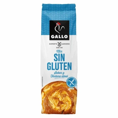 Gallo Mix Sin Gluten, farine sans gluten polyvalente pour pains, pâtisseries et préparations maison.