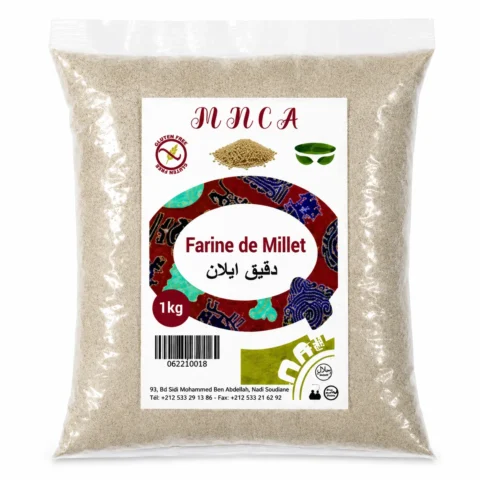 mnca farine de millet 1kg