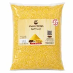 BBF Semoule de Maïs 1Kg, semoule de maïs sans gluten en sachet transparent.