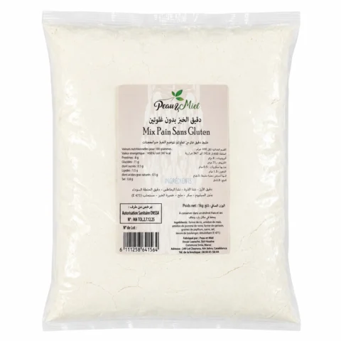 Peau Et Miel Mix Pain Sans Gluten 1kg
