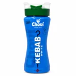 Bouteille de sauce kebab blanche Choví Salsa Kebab White sans gluten sur fond blanc
