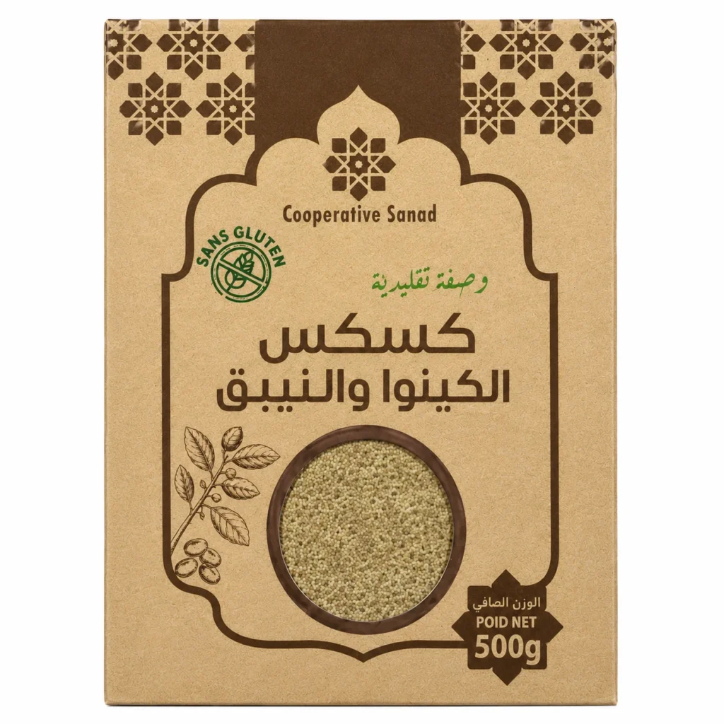 Cooperative Sanad Couscous Quinoa et Nerprun 500g