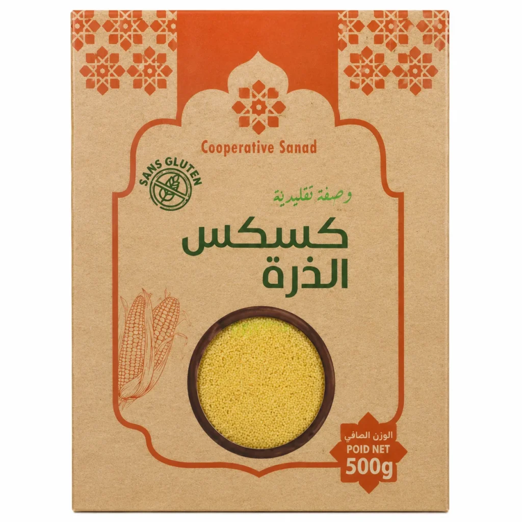 Cooperative Sanad Couscous de Mais 500g