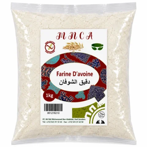 mnca farine d'avoine 1kg