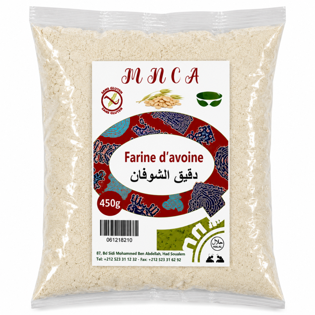 mnca farine d'avoine 450g
