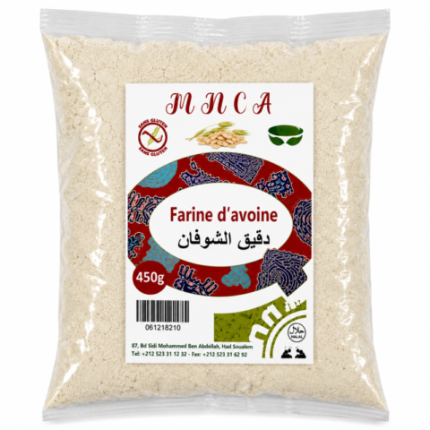 mnca farine d'avoine 450g