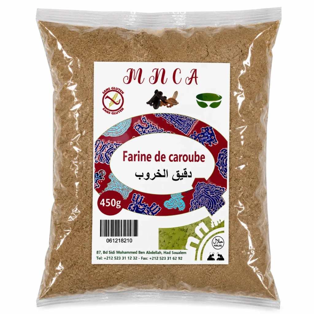 mnca farine de caroube 450g