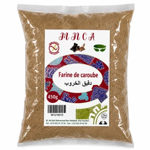 mnca farine de caroube 450g