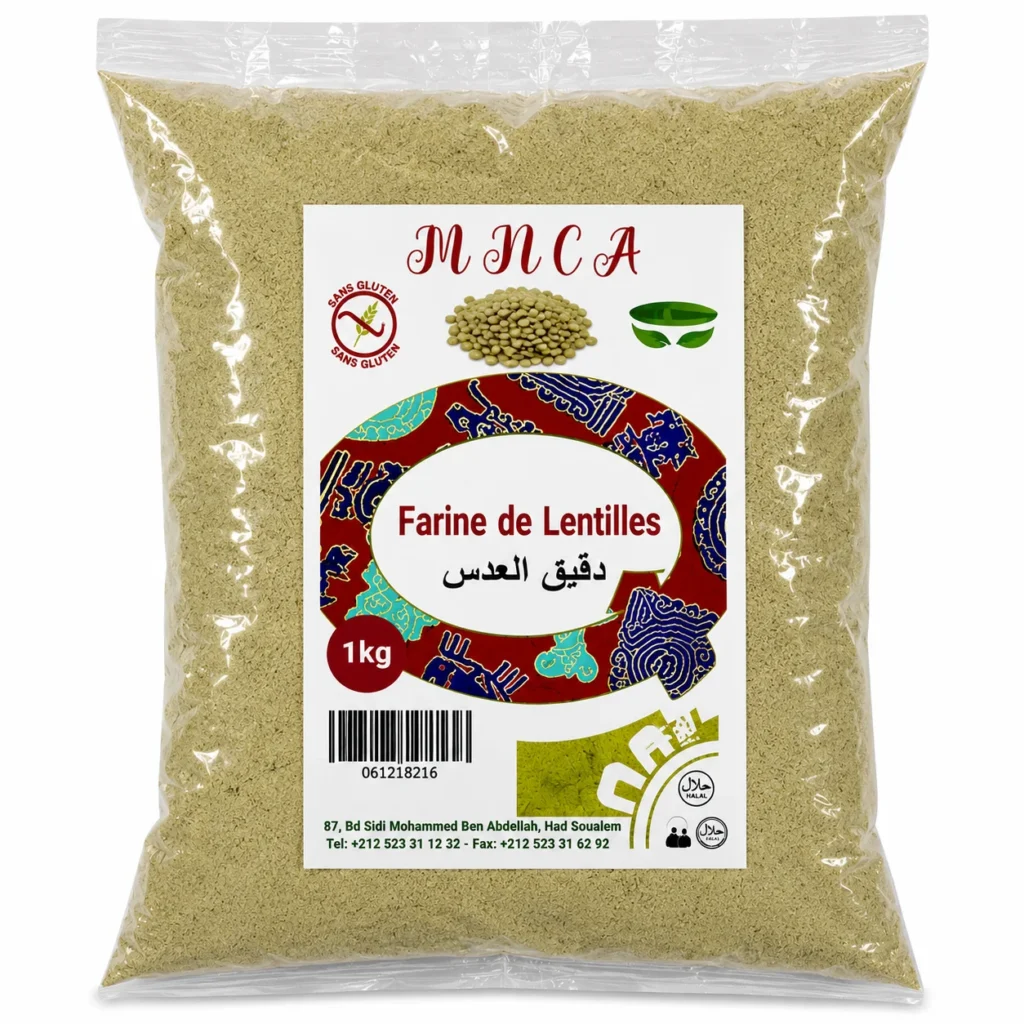 mnca farine de lentilles 1kg
