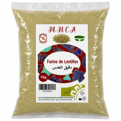 mnca farine de lentilles 1kg