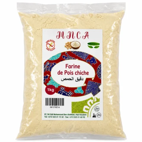mnca farine de pois chiche 1kg
