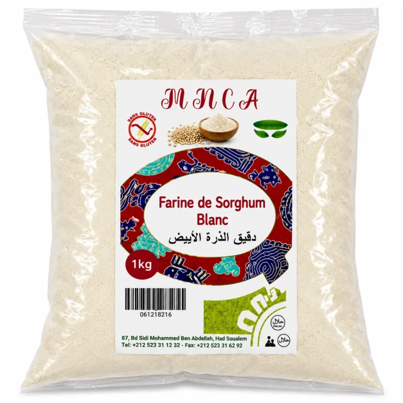 mnca farine de sorghum blanc 1kg mnca farine de sorghum blanc 1kg
