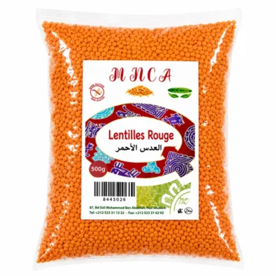 mnca lentilles rouge 500g