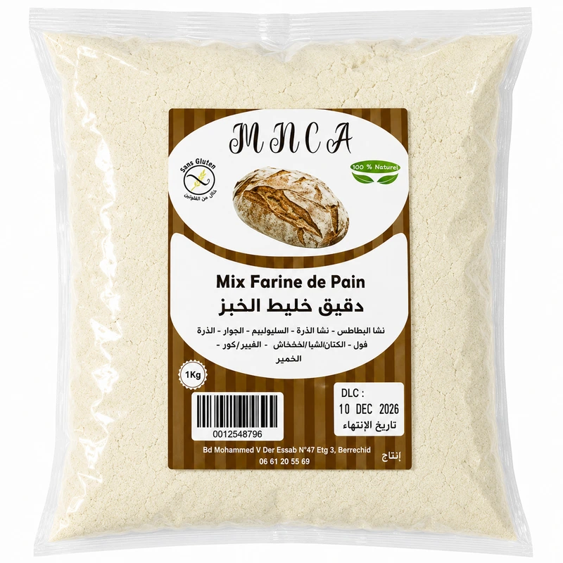 mnca mix farine de pain 1kg mnca mix farine de pain 1kg