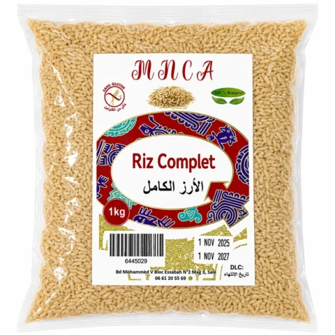 mnca riz complet 1kg