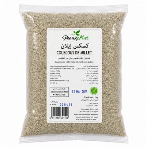 peau et miel couscous de millet 1kg