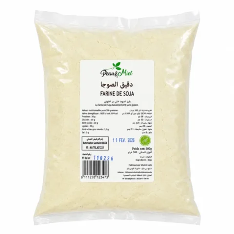 peu et miel farine due soja 500g