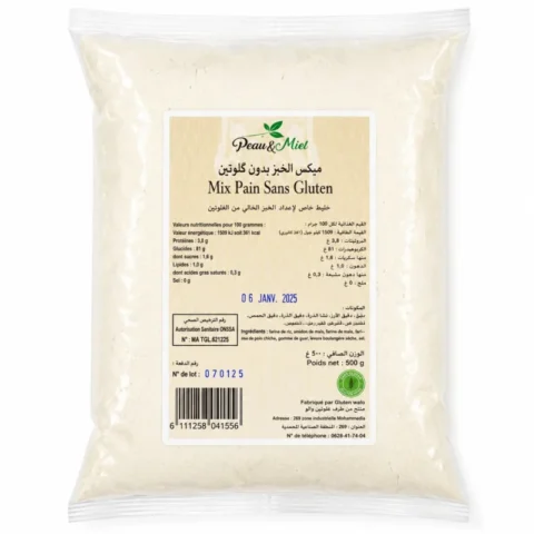 peau et miel mix pain sans gluten 500g