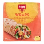 Schär Wraps 160g, tortillas sans gluten souples pour préparer wraps, sandwichs roulés et fajitas.