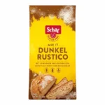 Schär Mix It Dunkel Rustico 1Kg, farine sans gluten pour pain rustique avec graines de lin et sarrasin.