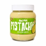 Pot de pâte à tartiner Bacari Pistachio sans gluten 700g sur fond blanc