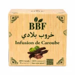 Boîte Biobenzaf infusion de caroube sans gluten 200g fond blanc