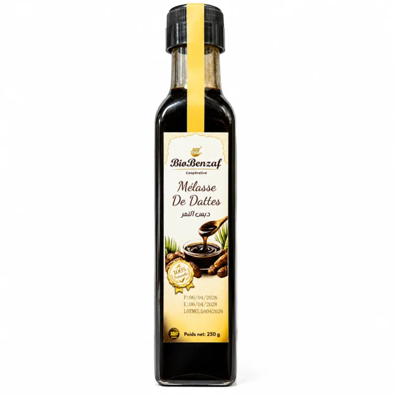 Biobenzaf mélasse de dattes 250g biobenzaf melasse de dattes 250g
