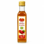 Bouteille Biobenzaf vinaigre de pomme sans gluten 250ml sur fond blanc