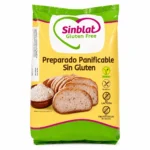 Sinblat Preparado Panificable sans gluten, préparation pour pain maison, sans lactose, sans fruits secs à coque et vegan.