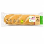 Sinblat Baguette sans gluten, baguette riche en fibres, sans lactose et vegan, emballée individuellement.