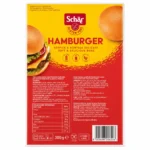 Schär Hamburger 300g, 4 pains burger sans gluten, moelleux, sans lactose et riches en fibres.