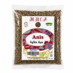 MNCA Anis 100g, graines d’anis sans gluten 100% naturel en sachet transparent.