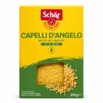 Schär Capelli d’Angelo Sans Gluten 250g, pâtes fines avec 20% millet.