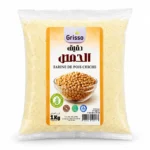 Grisso Farine de Pois Chiche Sans Gluten 1Kg en sachet transparent.