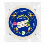 Amaizin Organic Spring Roll Wrappers sans gluten, feuilles de riz bio 10 pièces.