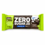 Rice Up Zero Sugar Added Flapjack Choco Chunk 70g, barre d’avoine sans gluten aux morceaux de chocolat.