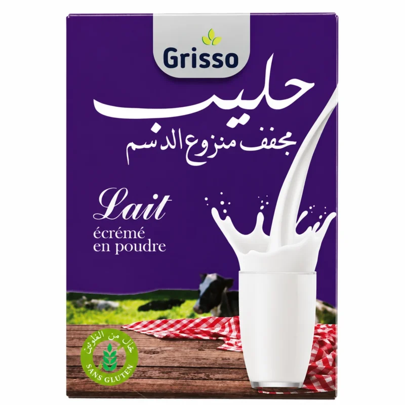 Grisso Lait Écrémé En Poudre Sans Gluten Grisso Lait Écrémé En Poudre Sans Gluten