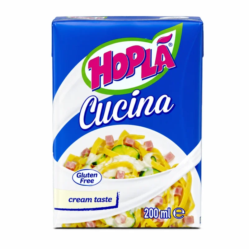 Hopla creme cuisine 200ml Hoplá Cucina crème culinaire sans gluten 200 ml sur fond blanc
