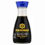Kikkoman sauce soja tamari sans gluten 150ml bouteille noire avec bouchon bleu