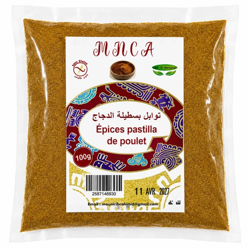 Mnca épices pastilla de poulet 100g MNCA Épices Pastilla de Poulet 100g