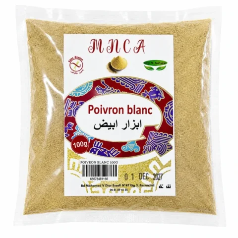mnca poivre blanc 100g