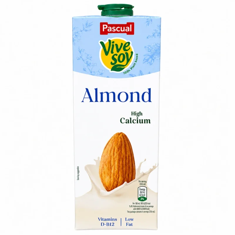 Pascual lait damande Boisson végétale Pascual Vive Soy amande sans gluten et sans lactose 1L