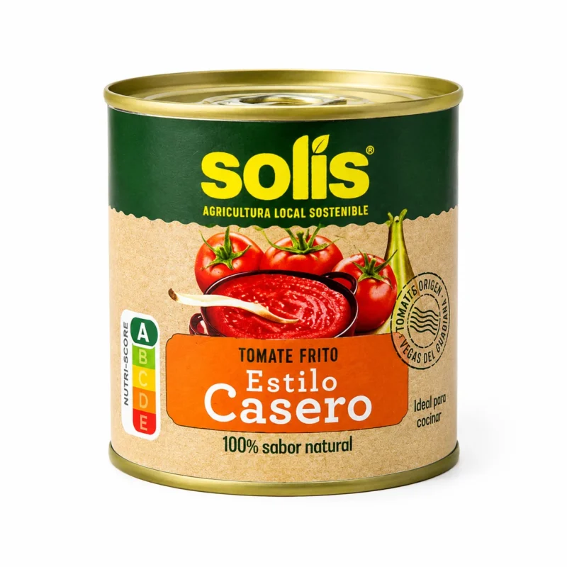 Solis sauce tomate 100g Conserve Solis sauce tomate sans gluten 100g fond blanc pour site e-commerce