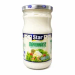 Pot de mayonnaise Star sans gluten 330ml sur fond blanc