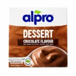Pack Alpro dessert saveur chocolat sans lactose 4x125g sur fond blanc