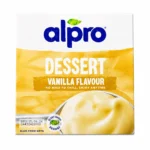 Pack Alpro dessert saveur vanille sans lactose 4x125g sur fond blanc
