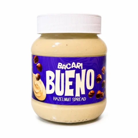 Pot Bacari Bueno pâte à tartiner noisette sans gluten 700g fond blanc