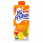 Pascual Bi Frutas Tropical 330 ml sans gluten boisson fruitée exotique sur fond blanc