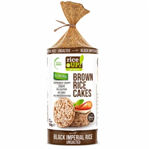 Rice UP galettes de riz brun au riz noir impérial sans gluten 120g