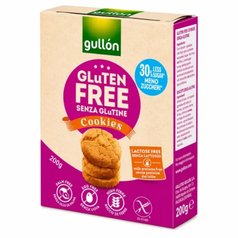 Cookies sans gluten Gullón 200g texture croustillante